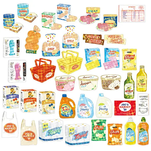 Paper Mint Supermarket Stickers