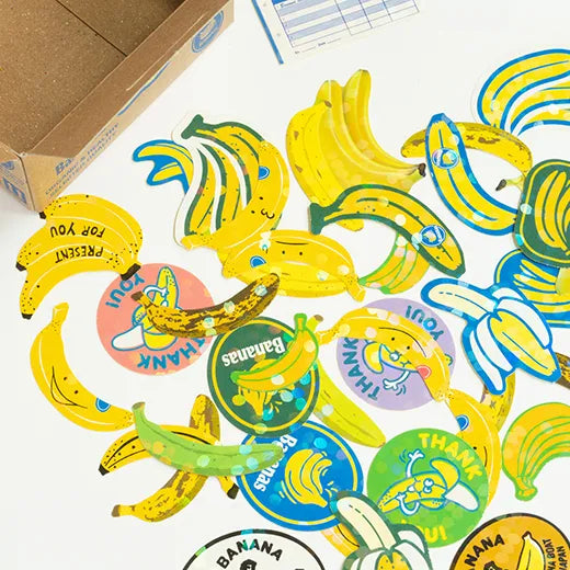 Paper Mint Banana Stickers