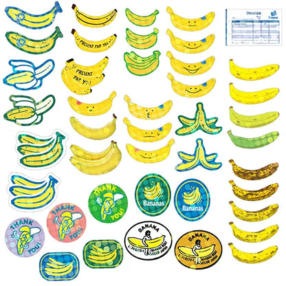 Paper Mint Banana Stickers