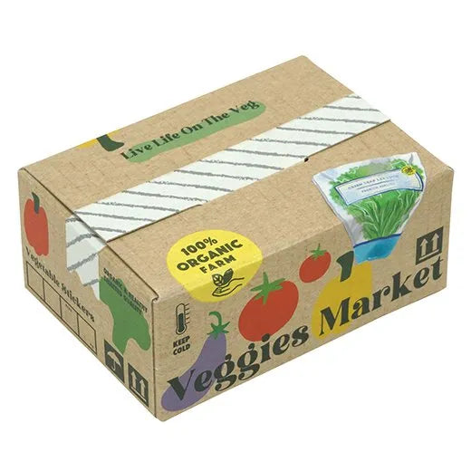 Paper Mint Vegetables Stickers