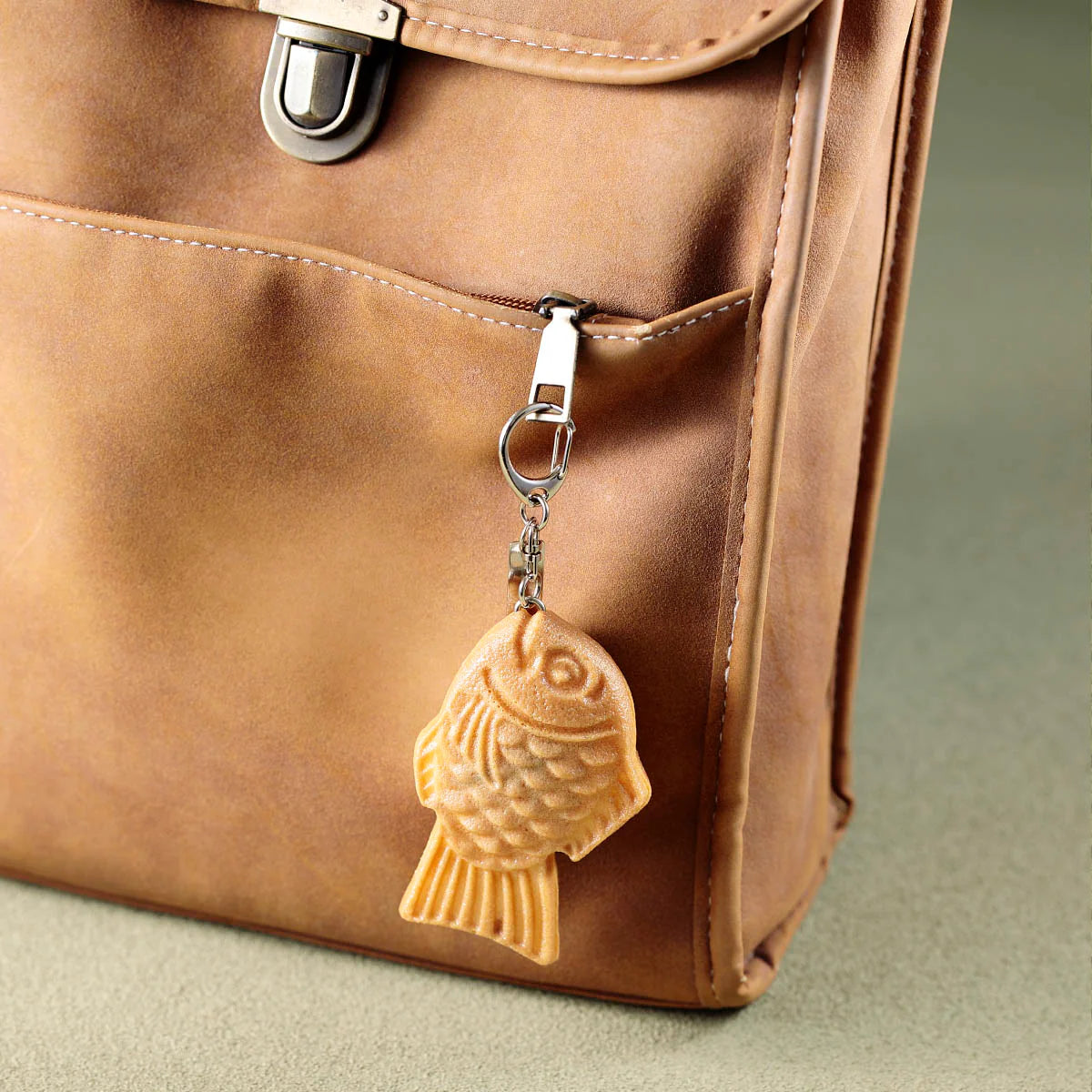 Smile Taiyaki Keychain