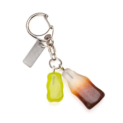 Cola & Gummy Keychain