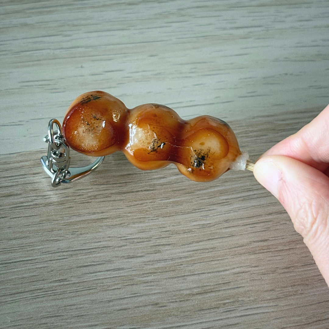 Mitarashi Dango keychain