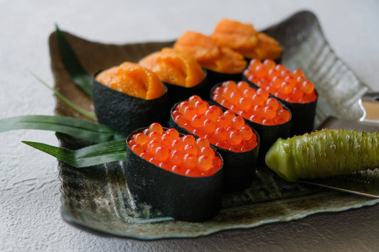 Salmon Roe Sushi Keychain
