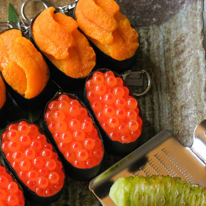 Salmon Roe Sushi Keychain