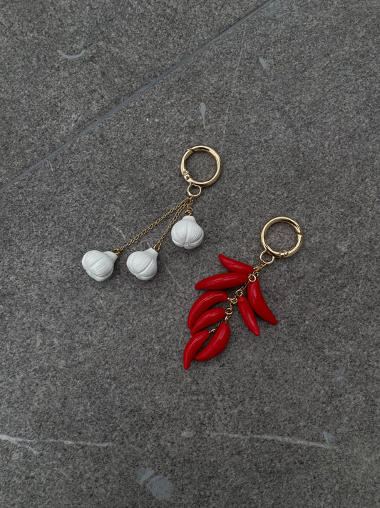 Chili & Garlic Keychain