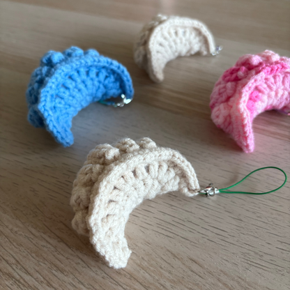 Crochet Dumpling Keychain🥟