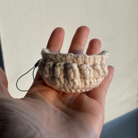 Crochet Dumpling Keychain🥟